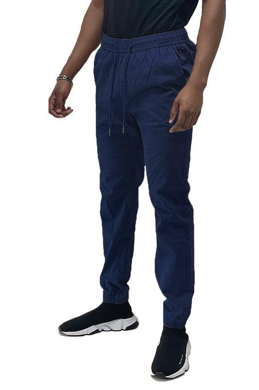 Men's Solid Stretch Cargo Jogger