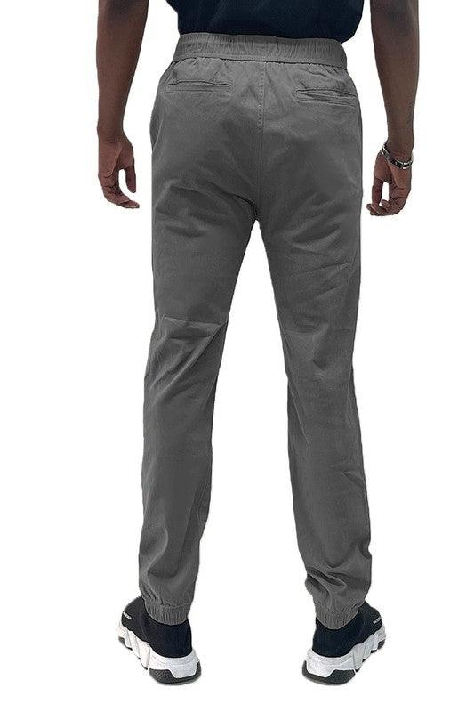 Men's Solid Stretch Cargo Jogger