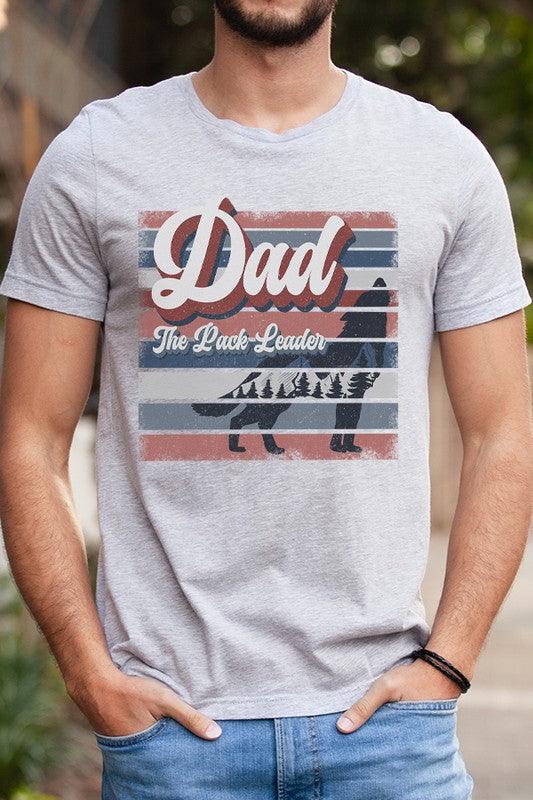 Father's Day Dad The Pack Leader Graphic Tee