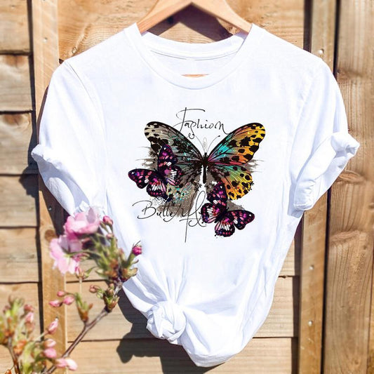 Women's Butterfly Cute Fashion Graphic T-Shirt