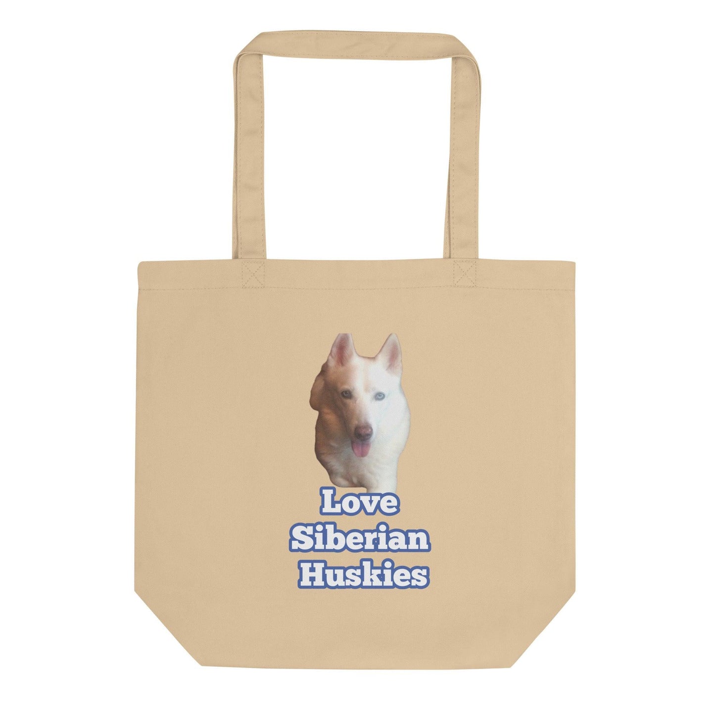 "Love Siberian Huskies" -- Eco Tote Bag