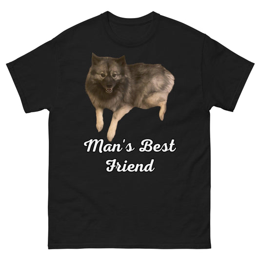 Keeshond "Man's Best Friend" T-Shirt -- Men's