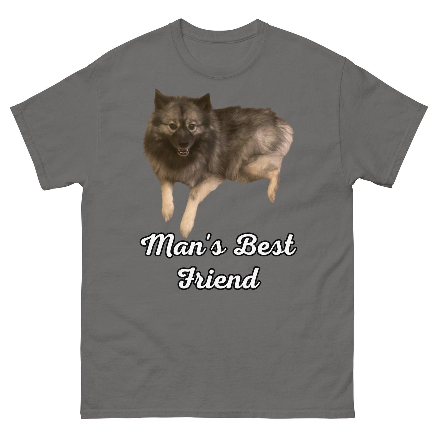 Keeshond "Man's Best Friend" T-Shirt -- Men's