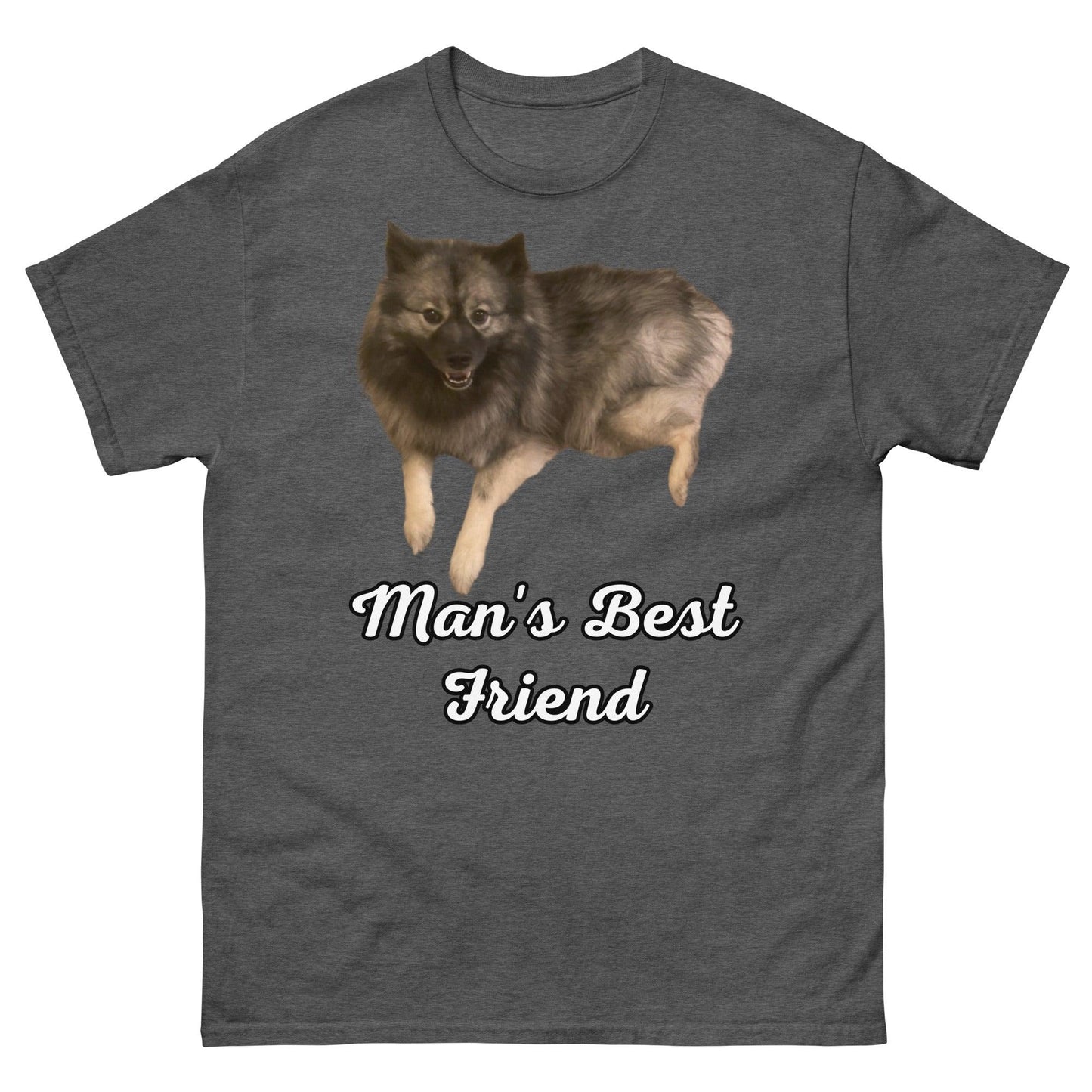 Keeshond "Man's Best Friend" T-Shirt -- Men's