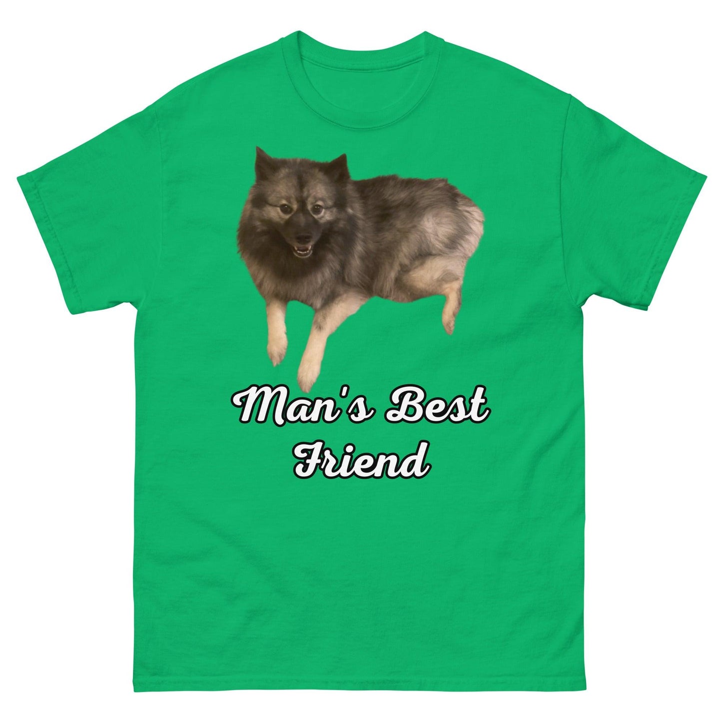 Keeshond "Man's Best Friend" T-Shirt -- Men's