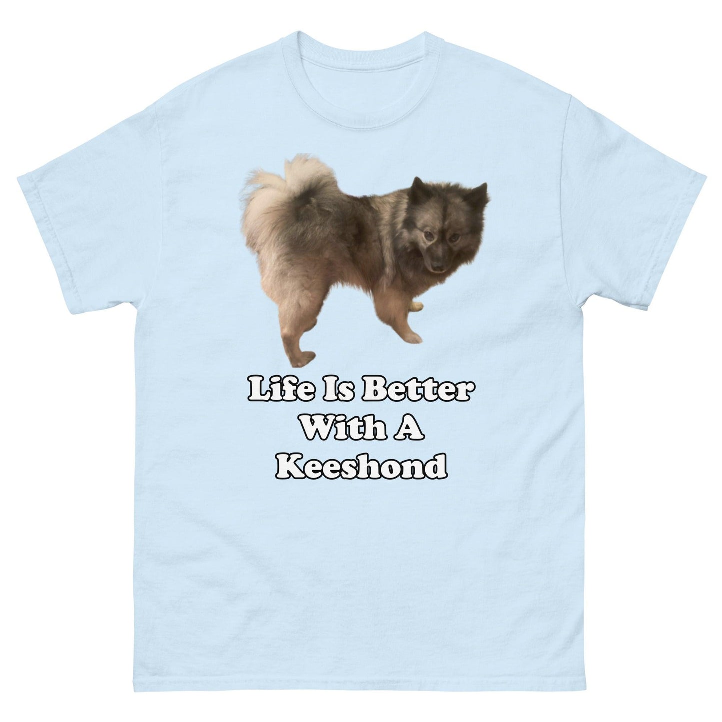 "Life Is Better With A Keeshond" T-Shirt -- Mens