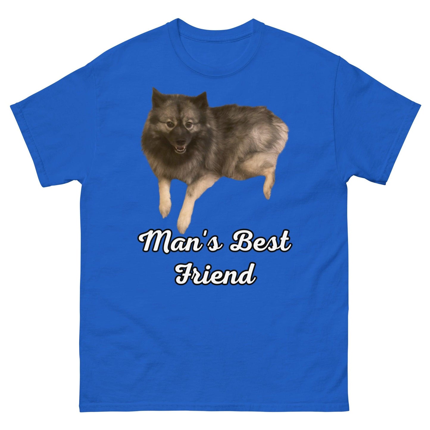 Keeshond "Man's Best Friend" T-Shirt -- Men's