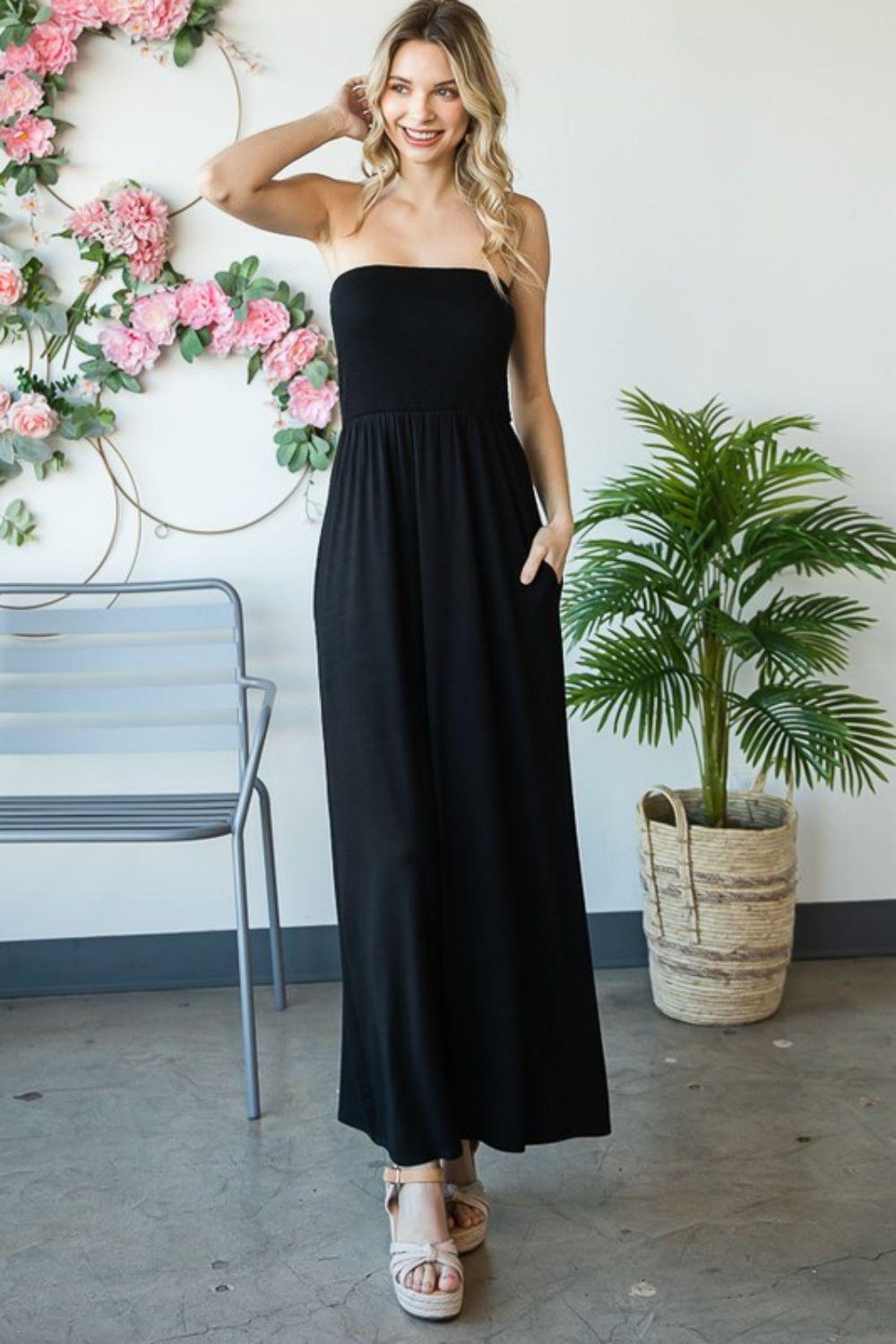 Women's Heimish Full Size Strapless Maxi Dress