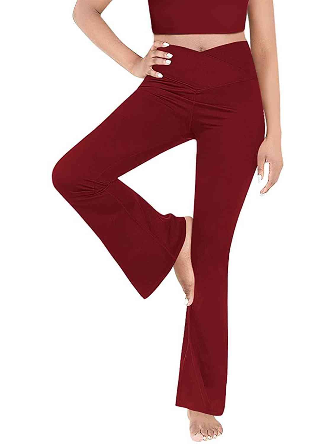 Women’s V-Waist Bootcut Long Pants