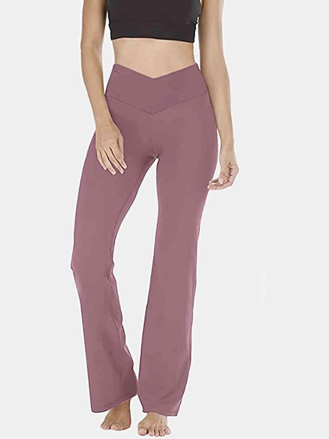 Women’s V-Waist Bootcut Long Pants