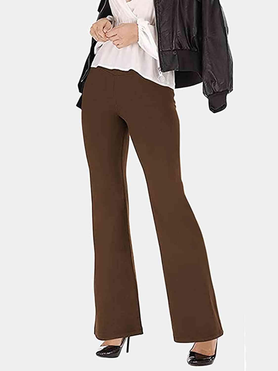 Women’s V-Waist Bootcut Long Pants