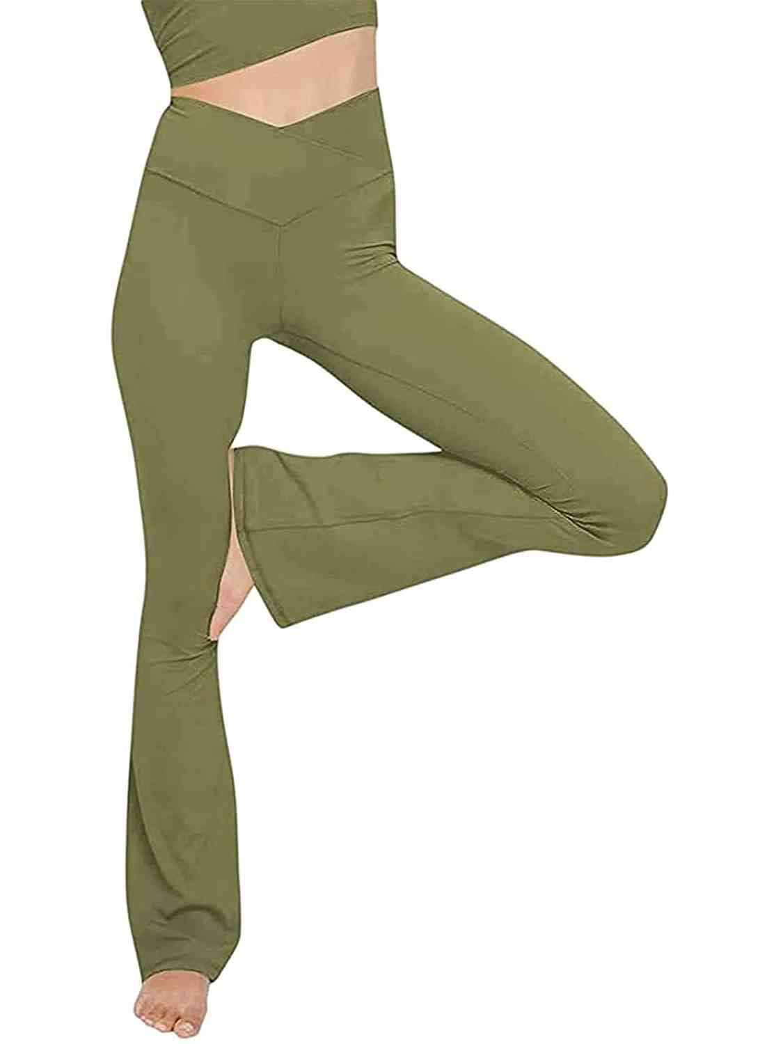 Women’s V-Waist Bootcut Long Pants