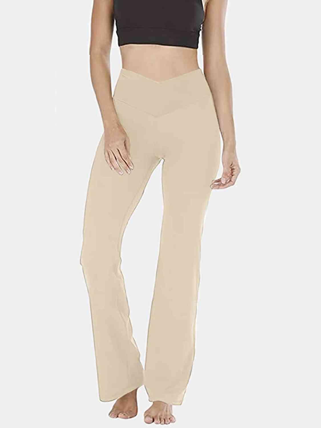 Women’s V-Waist Bootcut Long Pants