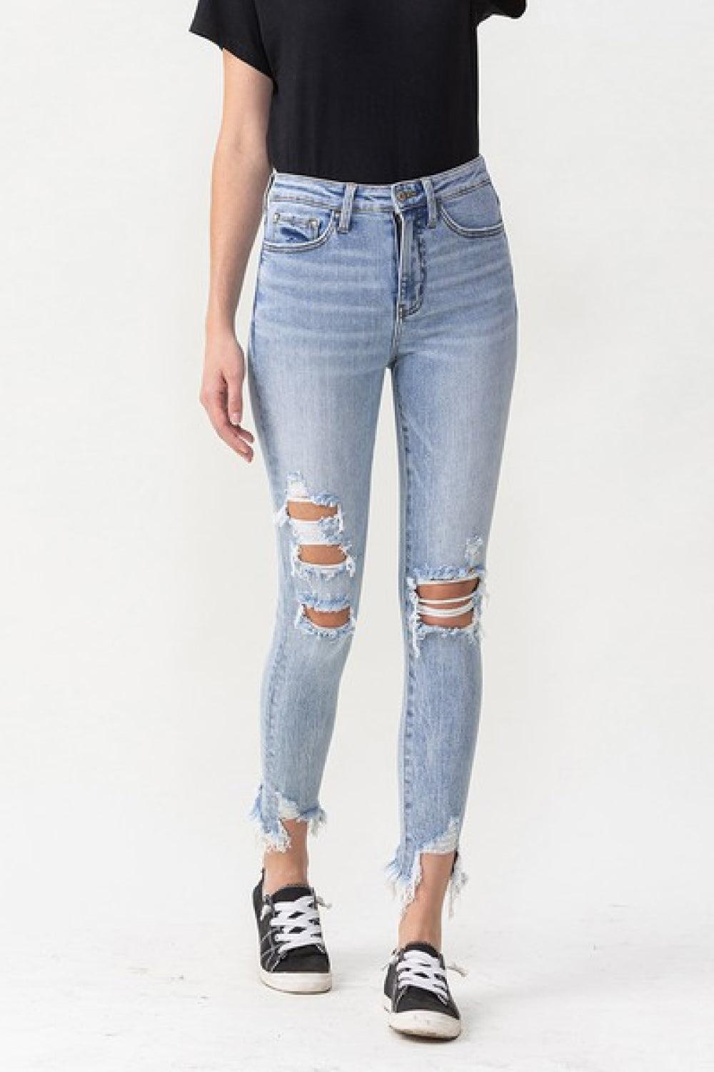 Women's Full Size Lauren Distressed High Rise Skinny Jeans