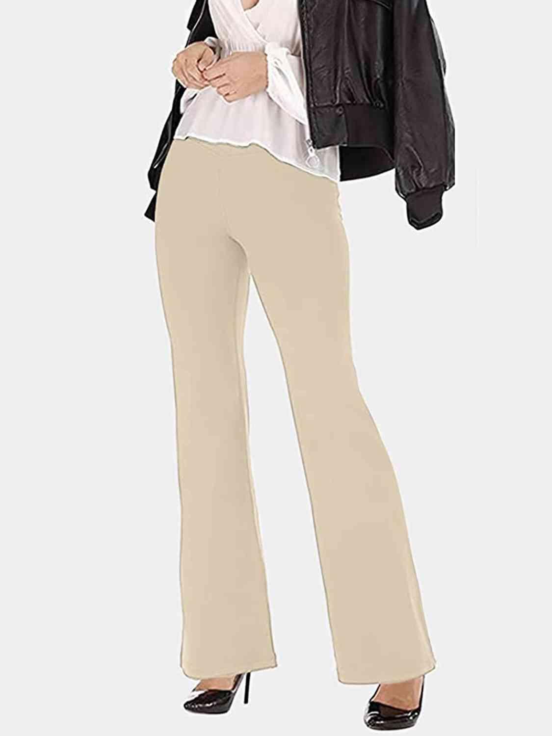 Women’s V-Waist Bootcut Long Pants