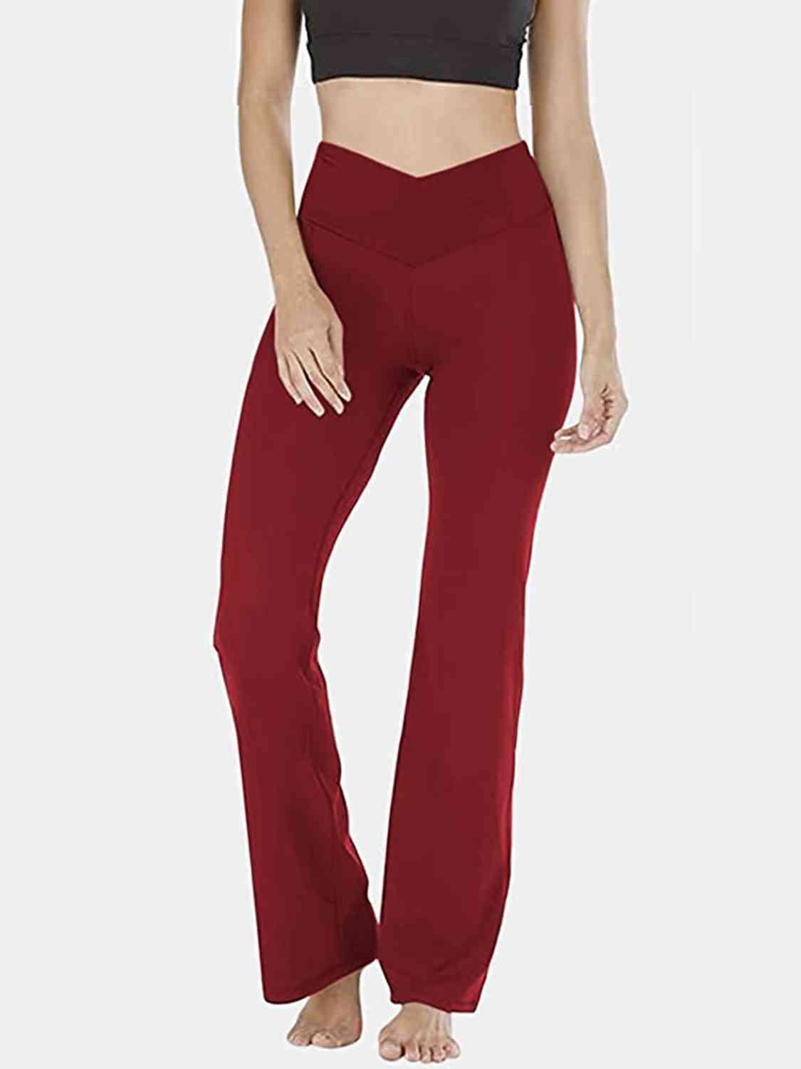 Women’s V-Waist Bootcut Long Pants